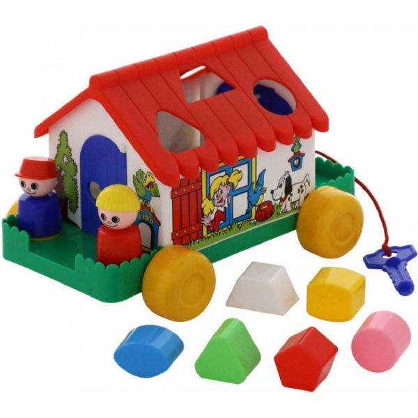 Розвиваюча іграшка будинок Polesie червоний (6202-1)