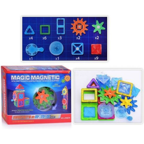Конструктор магнитный "Magic Magnetic" (32 детали) 1576793_JH6876