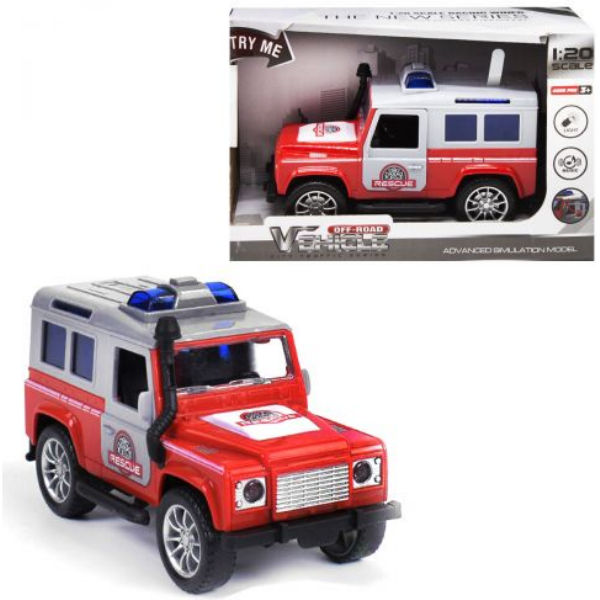 Машина инерционная "City Rescue Police", красный 661-06 D /661-07 D / 661-