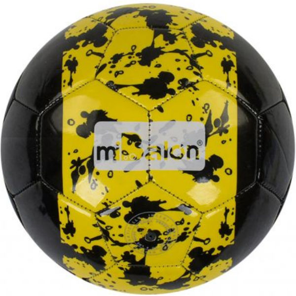 Мяч футбольный размер №5, , материал PU, 320 грамм, баллон резиновый  желтый С 40064