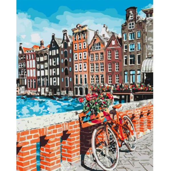 Картина по номерам "Каникулы в Амстердаме" ★★★★ КНО3554