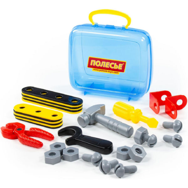 Игровой набор для мальчика "Механик" (30 элементов в чемоданчике), Polesie (56498)