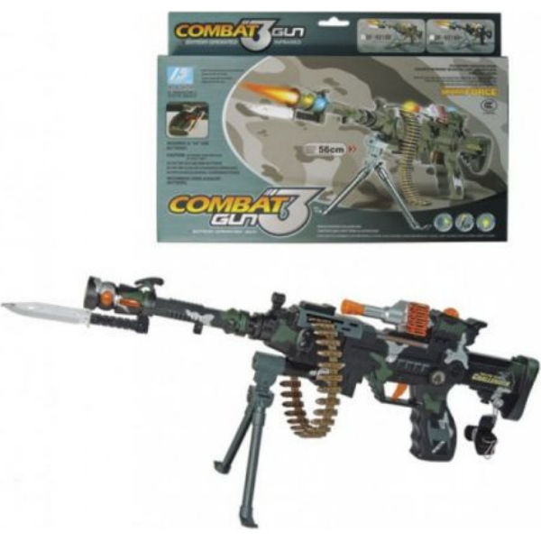 Пулемет "Combat Gun", свет, звук DF-9218B