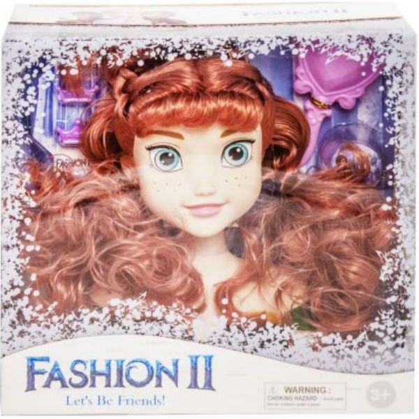 Лялька-манекен для зачісок "Холодне серце. Анна" LK1043