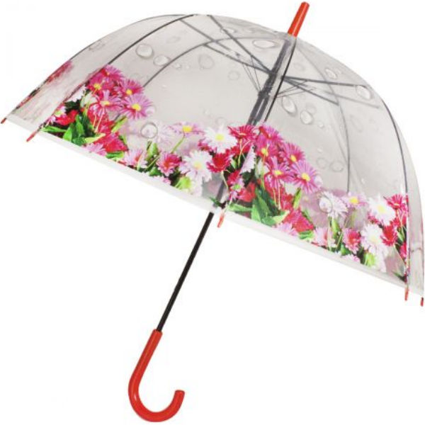Зонтик детский "Цветы" красный MK3642