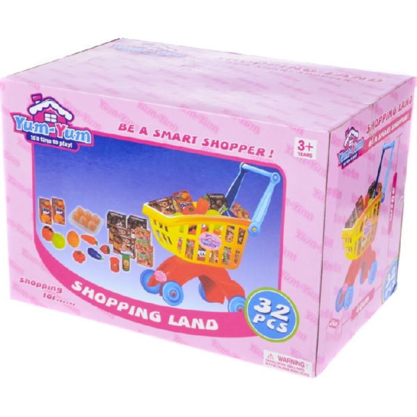 Візок іграшка з продуктами для дівчинки IF221