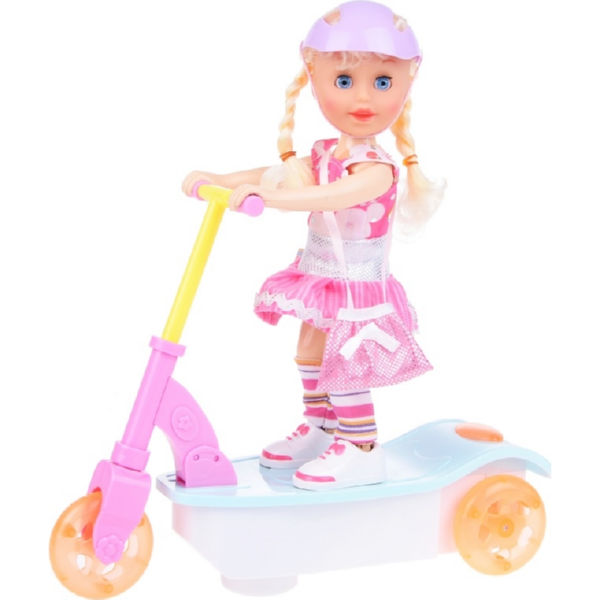 Танцующая кукла на скутере ID4