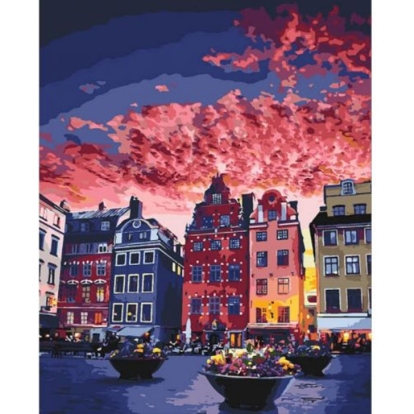 Картина по номерам "Каникулы в Стокгольме" ★★★★★ КНО3558