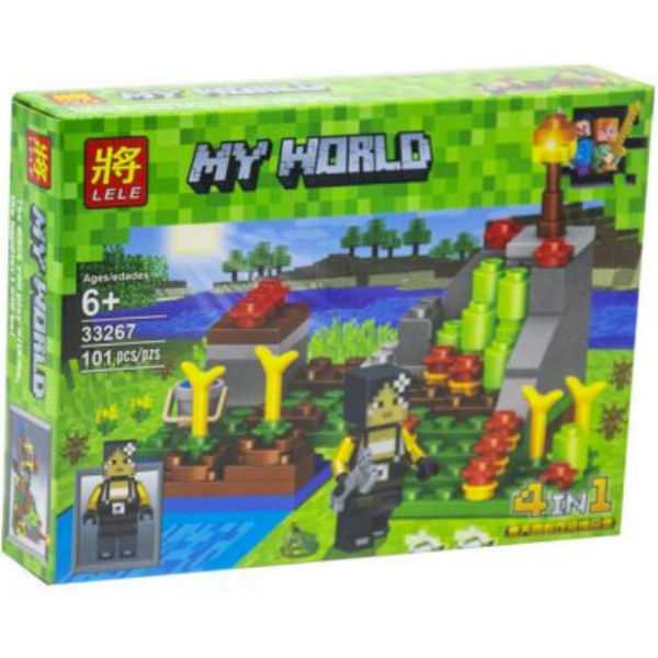 Конструктор "Minecraft" "My World: Водная ферма" 101 деталь SM2569