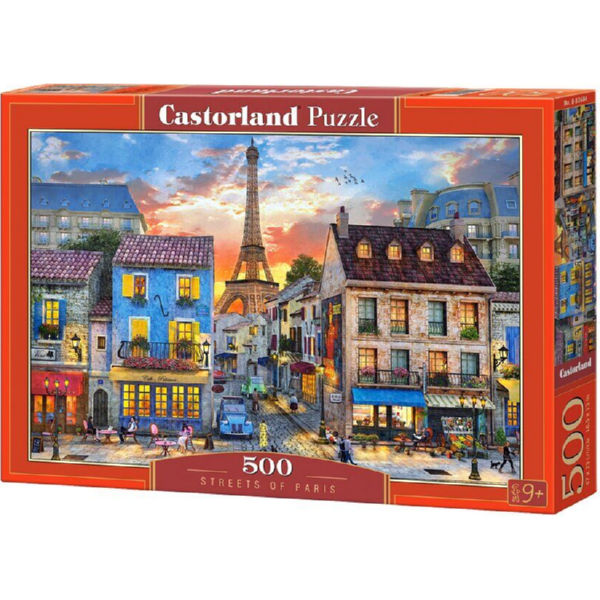 Игрушка-Пазл Castorland "500" "Улицы Парижа" (B-52684)