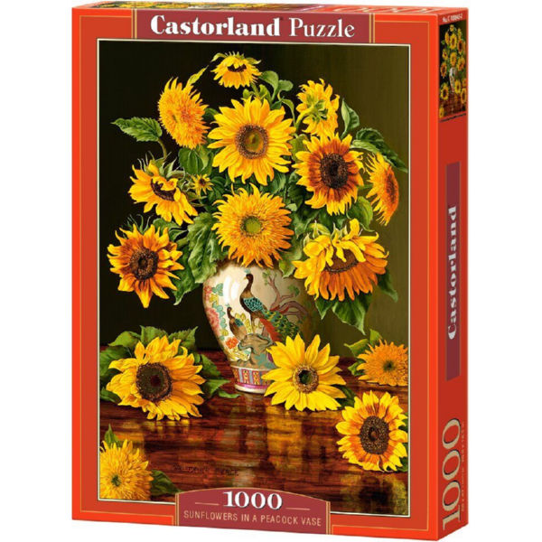 Игрушка-Пазл Castorland "1000" "Подсолнухи в вазе" (С-103843)