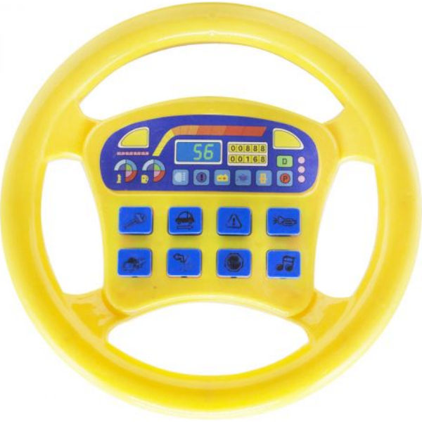 Интерактивная игрушка "Руль", жёлтый QX-1899