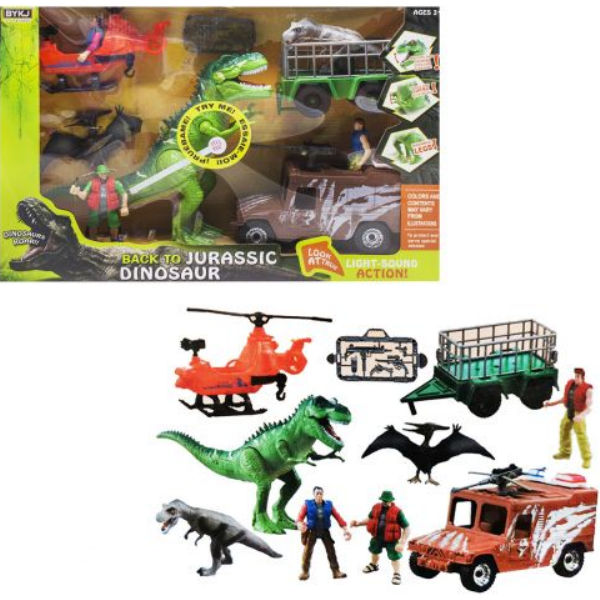 Игровой набор "Back to Jurassic Dinosaur", зеленый 7733