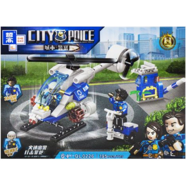 Конструктор "City Police: Вертолет" QL0226