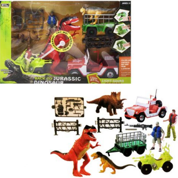 Игровой набор "Back to Jurassic Dinosaur", красный 7733