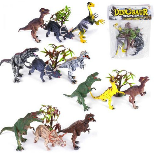 Набор резиновых динозавров, 3 фигурки RN532-3