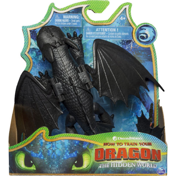 Как приручить дракона 3: коллекционная фигурка дракона Беззубика с механической функцией