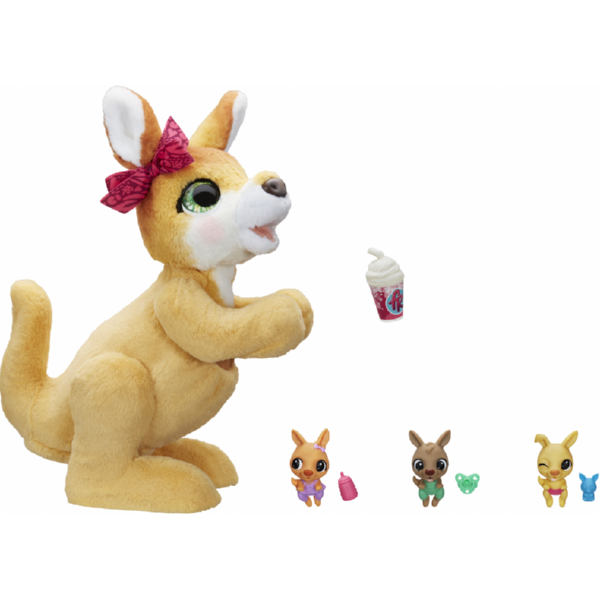 Интерактивная игрушка Hasbro "Кенгуру мама Джози и ее кенгурята" (E6724)