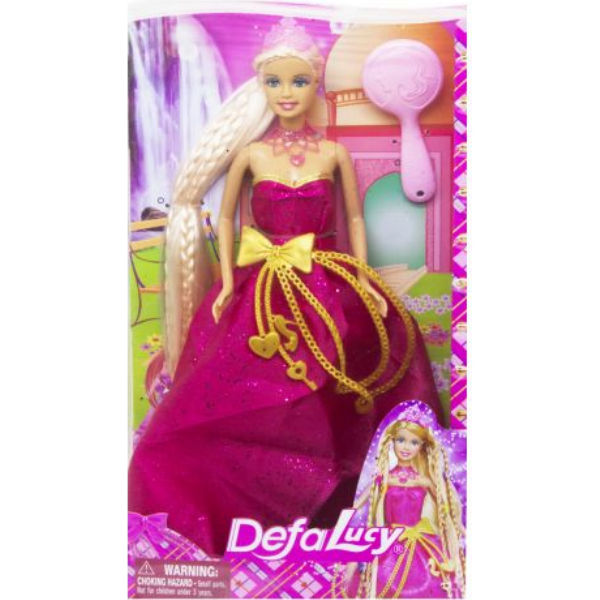 Кукла Defa: принцесса в малиновом 8195