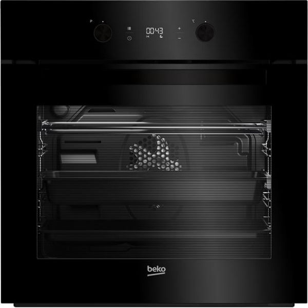 Встраиваемый электрический духовой шкаф Beko BIR24303BCS - Ш-60 см./8 режимов/71 л/А/черный