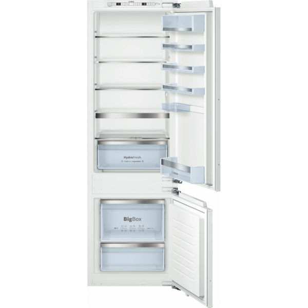 Холодильник встраиваемый Bosch KIS87AF30 с нижней морозильной камерой - 177х56см/272л/статика/А++