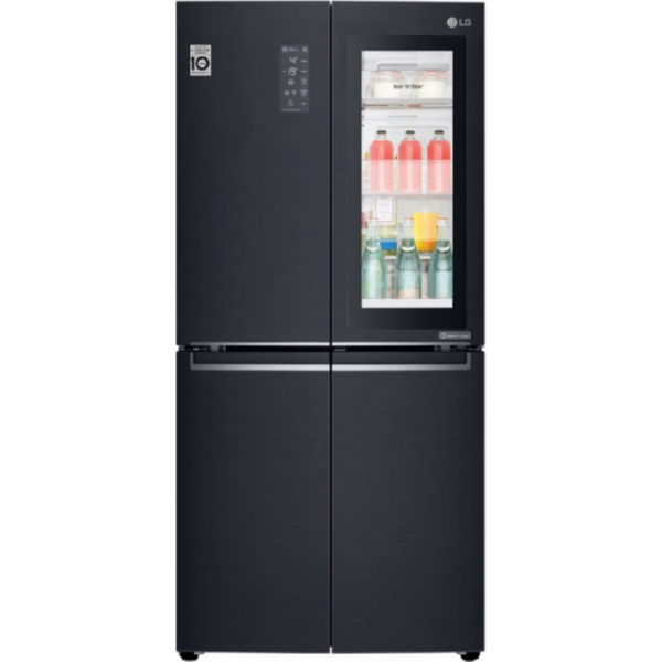 Холодильник LG GC-Q22FTBKL SbS Door in door/179 см/458 л/А+/лин. компр./матовый черный
