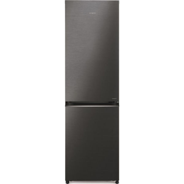 Холодильник Hitachi R-B410PUC6BBK нижн.мороз./2 двери/Ш59.5xВ190xГ65/330л/A+/Черный