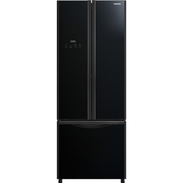 Холодильник Hitachi R-WB600PUC9GBK ниж. мороз./3 двери/ Ш680xВ1795xГ760/ 415л /A+/Черный (стекло)