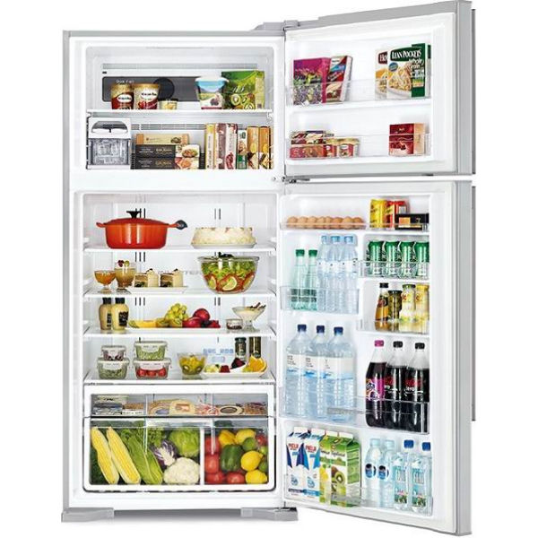 Холодильник Hitachi R-V720 верх. мороз./ Ш910xВ1835xГ771/ 600л /A++ /Нерж. сталь