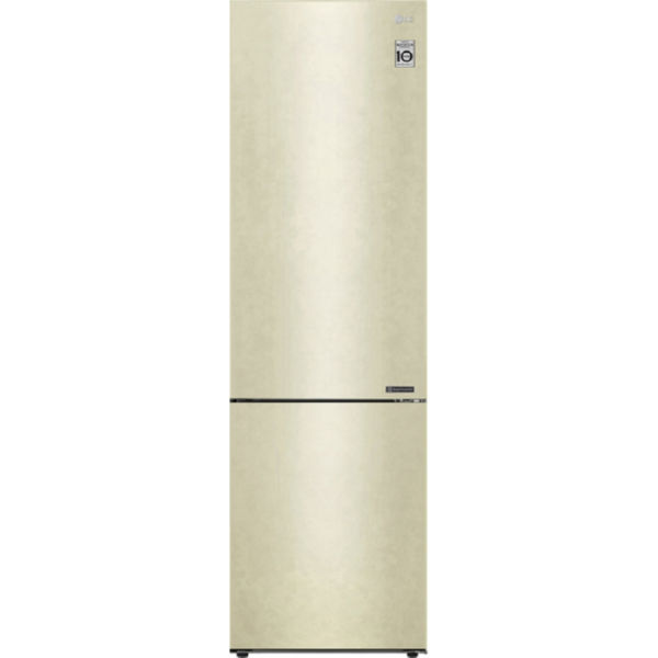 Холодильник LG GA-B509CEZM 2 м/384 л/ А++/Total No Frost/инверторный компрессор/внутр. диспл/бежевый