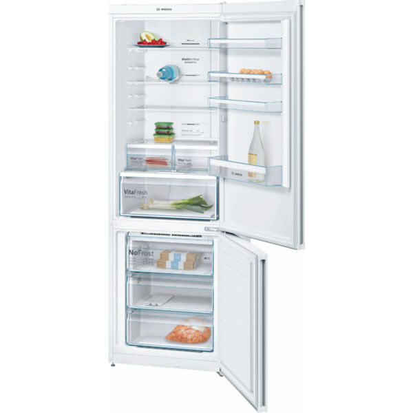 Холодильник Bosch KGN49XW306 с нижней морозильной камерой -203x70/NoFrost/435 л/А++/белый