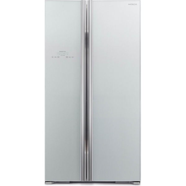 Холодильник Hitachi R-S700 Side-by-Side/ Ш920xВ1775xГ765/ 605л /A++ /Серебро (стекло)