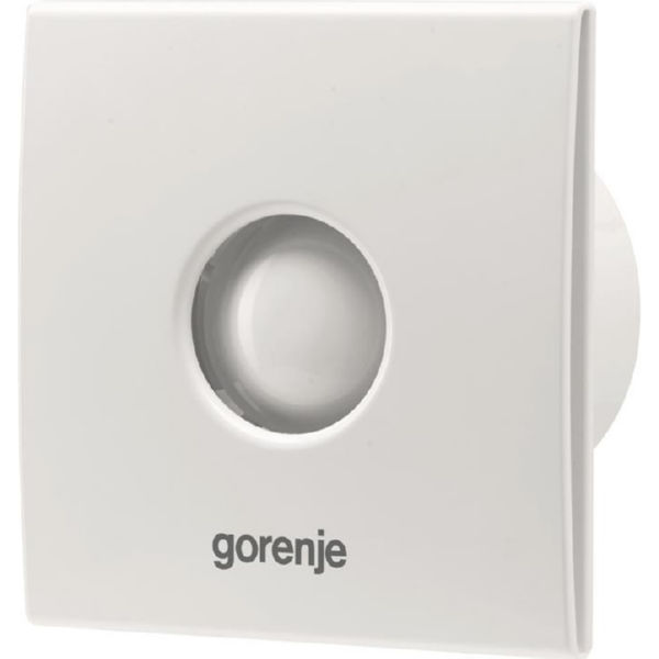 Вытяжной вентилятор Gorenje BVX120WS, 20 Вт, 120 м3/ч, 2300 об./мин, белый