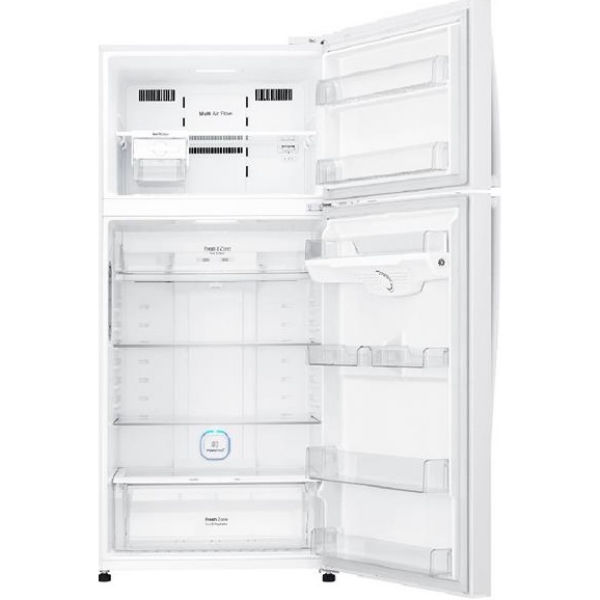 Холодильник LG GN-H702HQHZ c верхней морозильной камерой/ 180 см/ 507 л/ А++/линейный компр./ белый