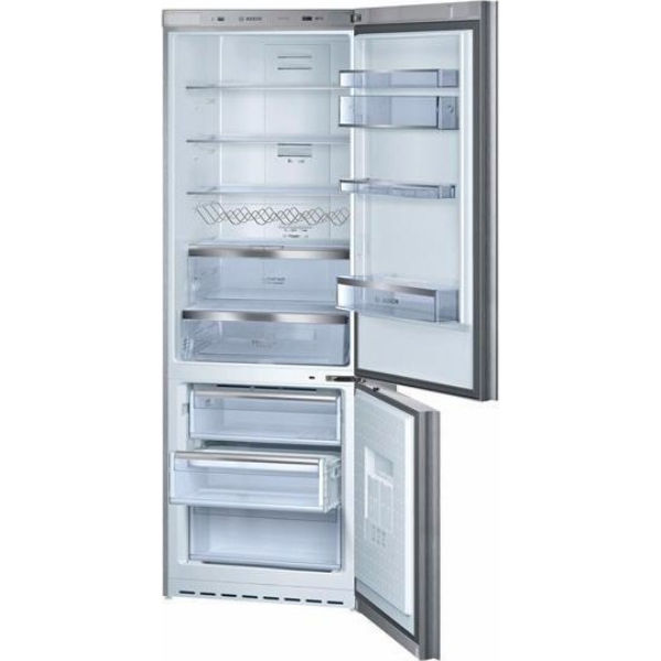 Холодильник Bosch KGN49LB30U с нижней морозильной камерой - 203x70/ 344 л/No Frost/А++/черн стекло