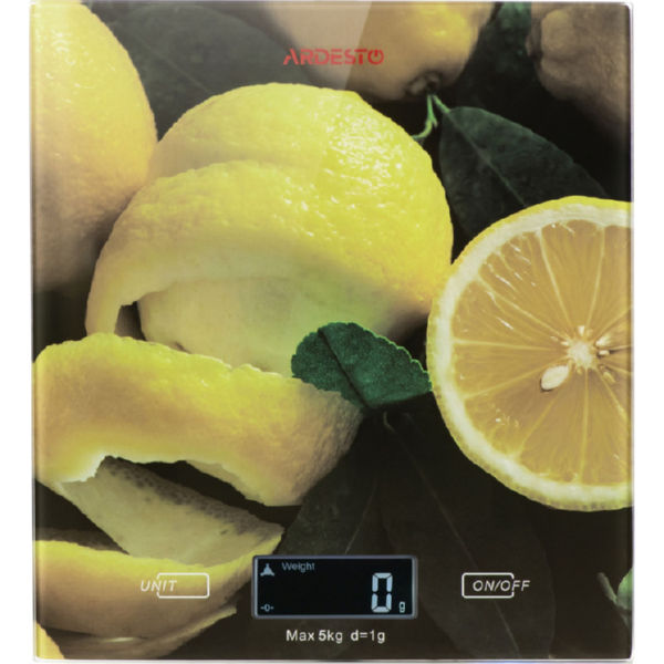 Весы кухонные Ardesto SCK-893LEMON макс. вес 5 кг/разноцвет