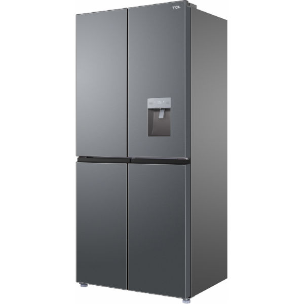 Холодильник 4-х-двер TCL RP466CXF0/1850*678*833/429 л/А+/Total NF/диспл/диспенсор/нерж.cталь