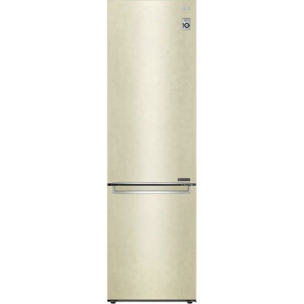 Холодильник LG GW-B509SEJZ 2 м/384 л/ А++/Total No Frost/линейный компрессор/внутр. диспл./бежевый