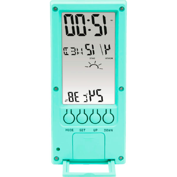 Термометр/гигрометр HAMA TH-140, с индикатором погоды, mint