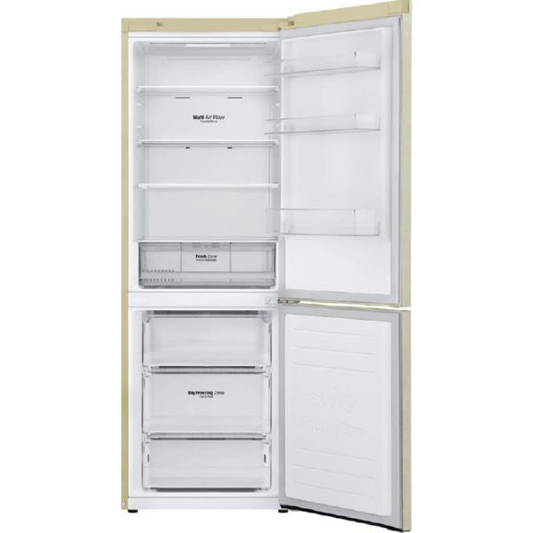 Холодильник LG GA-B459SEQZ 186 см/341 л/ А++/Total No Frost/лин. компр./внешн. диспл./бежевый