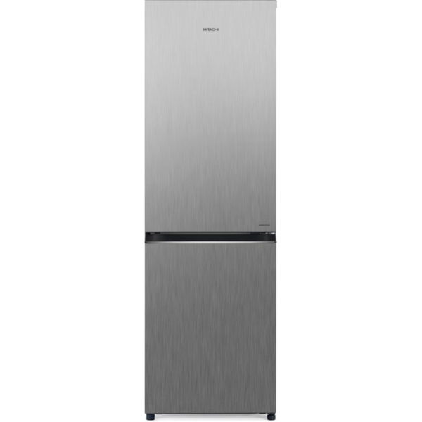Холодильник Hitachi R-B410PUC6PSV нижн.мороз./2двери/Ш59.5xВ190xГ65/330л/A+/Полирован. Серебро