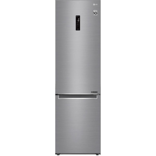Холодильник LG GW-B509SMDZ 2 м/384 л/ А++/Total No Frost/лин. компр./внешн. диспл/платиново-серый
