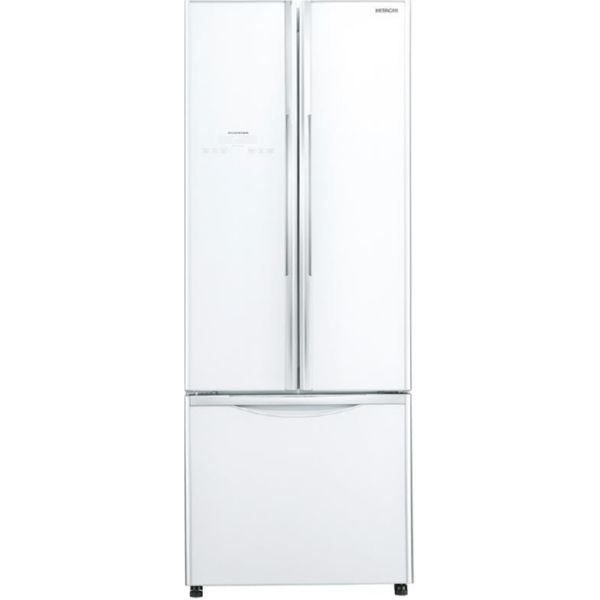 Холодильник Hitachi R-WB480 ниж. мороз./3 двери/ Ш680xВ1780xГ797/ 405л /A+ /Белый (стекло)