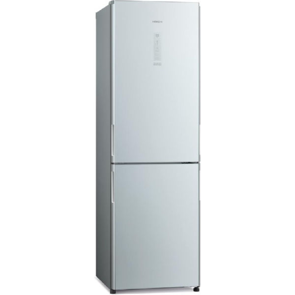 Холодильник Hitachi R-BG410PUC6XGS нижн.мороз./2 двери/ Ш595хВ1900хГ650/330л/A++/Серебро (стекло)