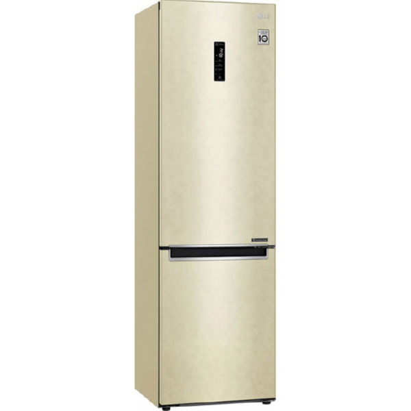 Холодильник LG GA-B509MEQZ 2м/384 л/А++/Total No Frost/линейный компрессор/внешн. диспл./бежевый