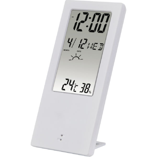 Термометр/гигрометр HAMA TH-140, с индикатором погоды, white