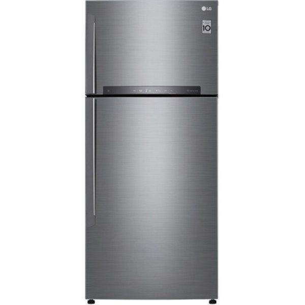Холодильник LG GN-H702HMHZ c верхней морозильной камерой/ 180 см/ 507 л/А++/лин. компр./серебристый