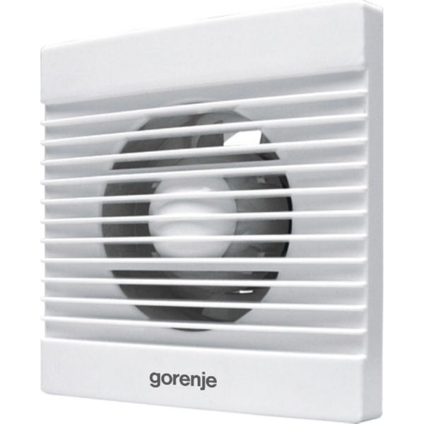 Вытяжной вентилятор Gorenje BVN100WS, 15 Вт, 70 м3/ч, 2400 об./мин, белый
