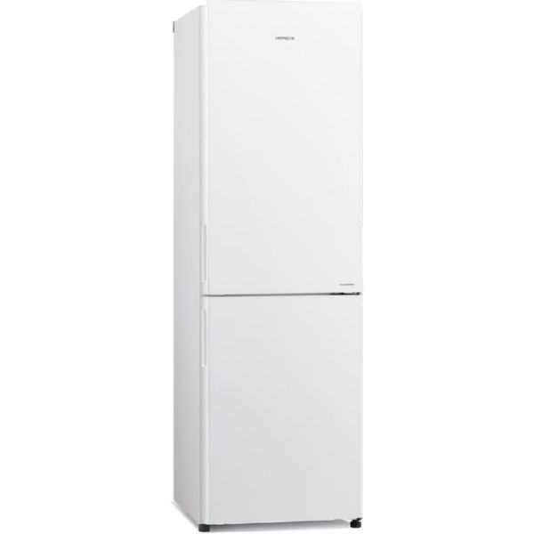 Холодильник Hitachi R-BG410PUC6GPW нижн.мороз./2двери/Ш59.5xВ190xГ65/330л/A+/Белый (стекло)