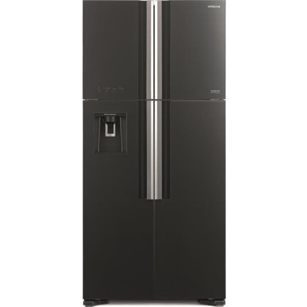 Холодильник Hitachi R-W660PUC7GGR верх. мороз./4 двери/ Ш855xВ1835xГ745/ 540л /A+ /Серый (стекло)